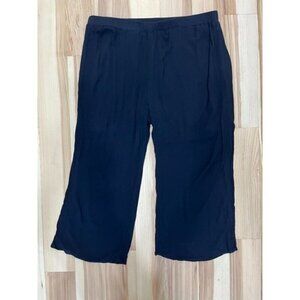 West Kei Black Wide Leg Textured Pants 3X
